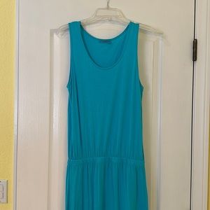 Fresh Produce Turquoise Dress Made in USA Size Small